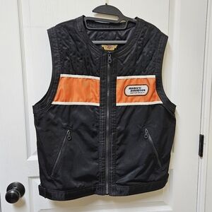 Harley Davidson Racing Mens Nylon Vest like new